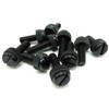 Black Nylon Knurled Thumb Screws M3 5-25mm 50 / 8mm