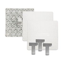 Champion Sports Low Profile Pro Model Base Set - Breakaway Style Base Set - Set of 3 Molded Rubber Base Set