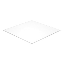 Falken Design White Opaque Acrylic Sheet 12" x 24" x 3/16" Thick Plexiglass Panel for DIY Projects, Laser Cutting, Crafting, Signage & Displays - Shatterproof, Weather-Resistant, Easy to Cut