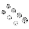 7Pcs/Set Male Female Faucet Adapter Kit with Gasket Brass Aerator