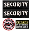 4 Pcs Reflective Dog Patches for Service Dog Vest Tactical