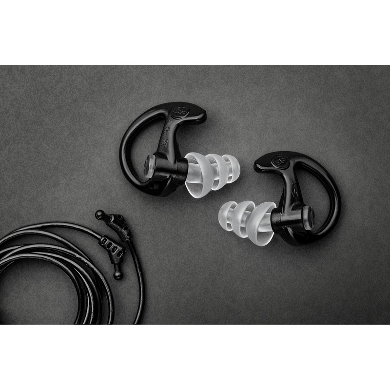 SureFire EP5 Sonic Defenders Max Full-Block Earplugs, triple flanged design,