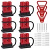 Uddick 6PCS 175A Battery Quick Connector with Dust Cover and