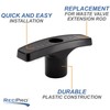 RecPro RV Waste Valve Handle | Replacement for Valve Extension