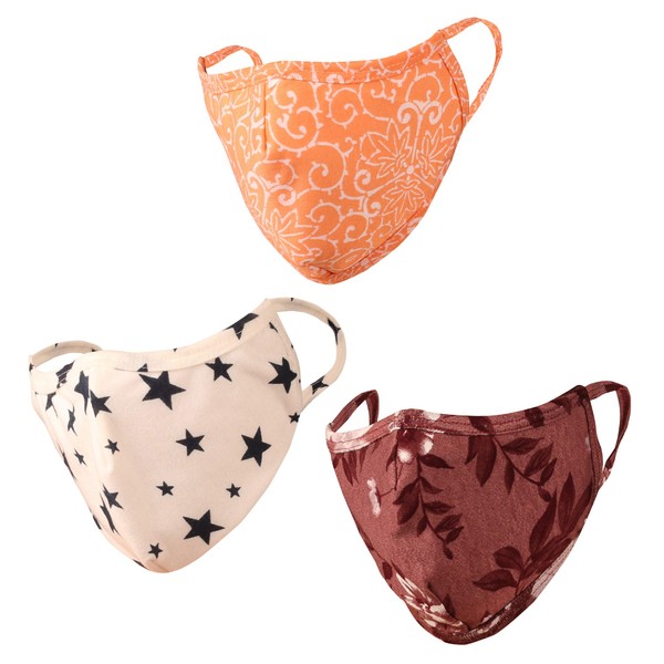 Face Masks Reusable Machine Washable Handcrafted Indian Design Cotton Fabric
