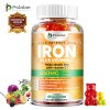pslalae Iron Supplements 650mg - with Vitamin C - Absorbs
