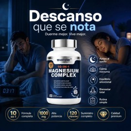 Swiyie Magnesio Complex Uso Diario Bienestar Para Adultos
