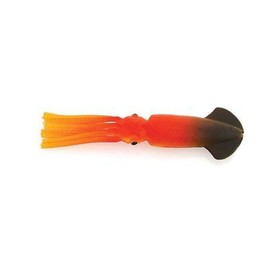 P-Line Rock Cod Squid Rig (2 Hook), Orange/Yellow/Black, 3-1/2"