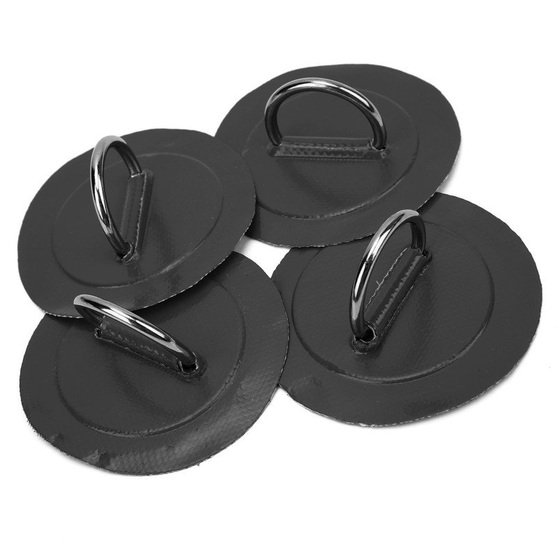 4 Pcs Inflatable Boat DRing Pad Patch PVC Durable Marine