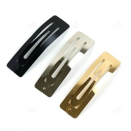 Lami Company Snap clip, square hair clip, matte, triangular hair clip, bangs, daily basic, accessory, accent, side hair, hair rhinestones / 똑딱핀 사각 헤어핀 무광 삼각 머리핀 앞머리 데일리 기본 부자재 포인트 옆머리 헤어 큐빅