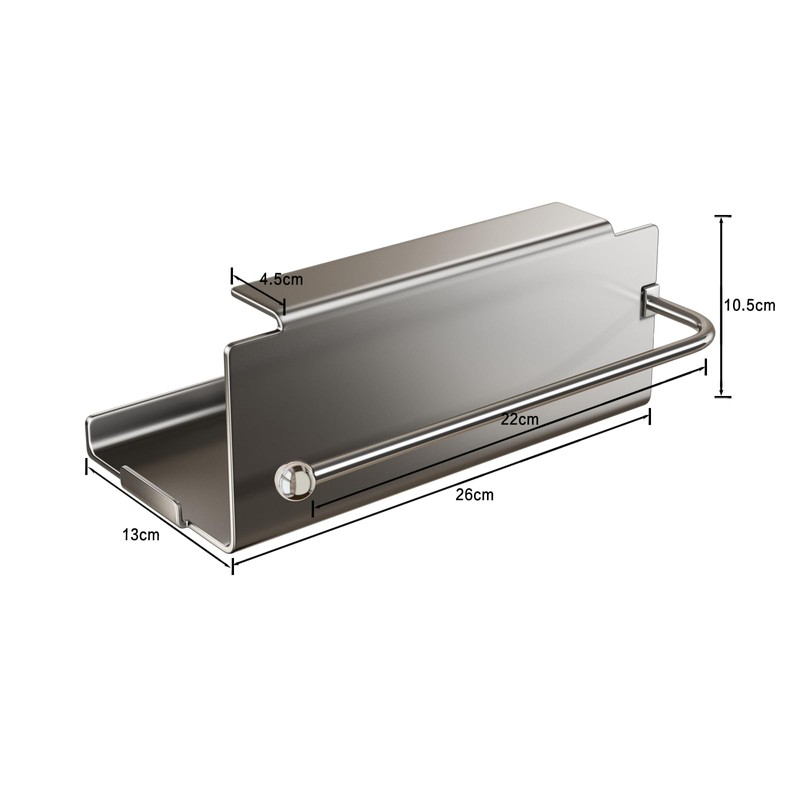 Wall-mounted Kitchen Paper Holder Hanging Wrap Holder Metal Paper Towel