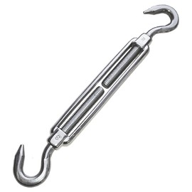 Bluedot Trading New Heavy Duty Stainless Steel Sun Shade Sail Hardware Open-Frame Turnbuckle (Hook to Hook) Corrosion Resistant - 8 1/4" to 12" - Quantity 1