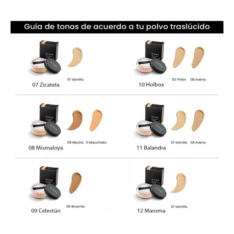 Bissú - Polvo Traslúcido - 8g
