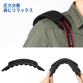 Topshine Cushion Design, Shoulder Pad, Disperse Weight, School Bag, Shoulder Pad, Anti-Slip, Comfortable to Carry, Shoulder Belt, Shoulder Pad, Wide Type, Water Bottle, Camera Bag, Backpack, Single