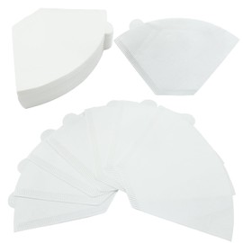 Rierdge 200 Count Cone Coffee Filter, #2 White Natural Cone Coffee Filter Paper fit for Drip Coffee Dripper Coffee Maker (1-4 Cup)