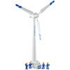 Miracland Wind Turbine Model, Wind-up Windmill Model Toy 21.65 Inch