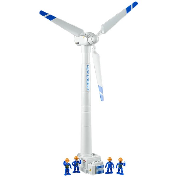 Miracland Wind Turbine Model, Wind-up Windmill Model Toy 21.65 Inch