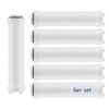 Nafall 6-Stück Filter Duschkopf,PP Baumwolle Filter für Duschkopf,Universal Filter Für