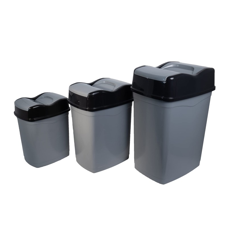 VR7 – 15 Liter Rubbish Bin, High-Grade Plastic Swing Bin