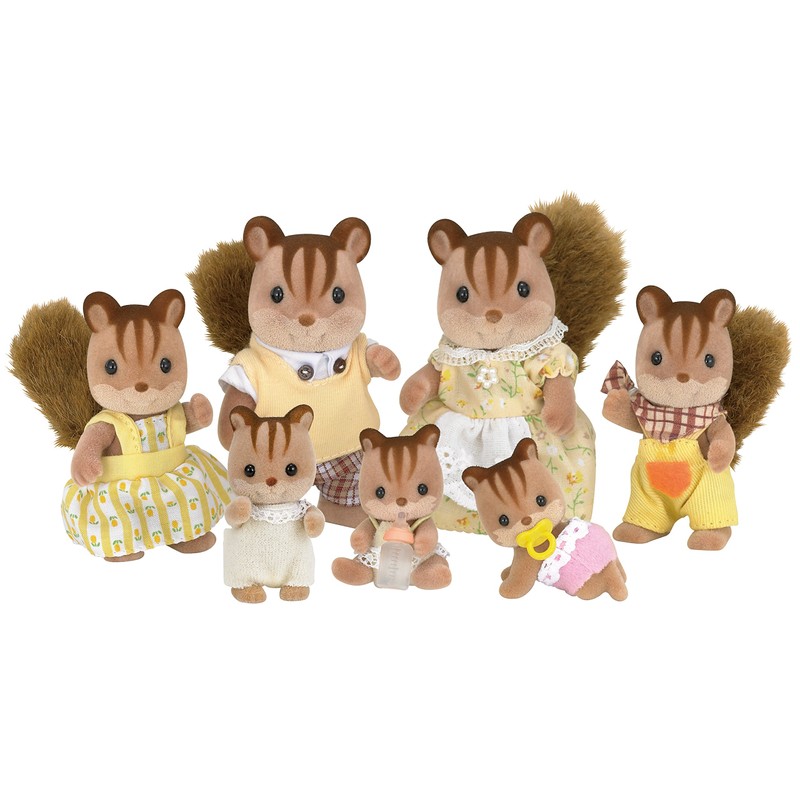 Japan Doll House - Baby Sylvanian Families dolls walnut squirrel