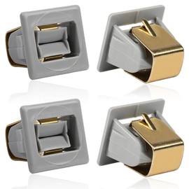 [Upgraded] WE01X25316 Dryer Door Latch fit for GE/Hotpoint Dryers, Replace 4512762, AP6037347, PS11766999 (4 Pack)