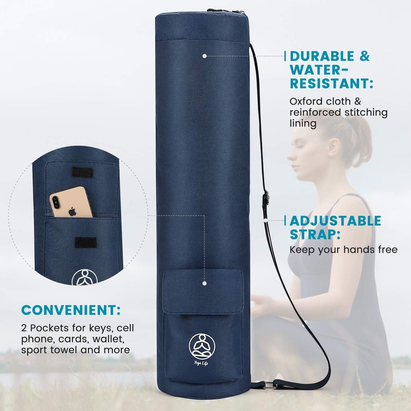 Gonex Yoga Mat Bag, Full-Zip Exercise Yoga Mat Carry Bag