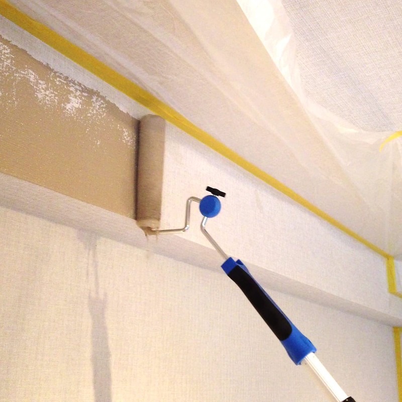 Handy Crown Movable Roller Handle for Painting, Paint Roller Handle,