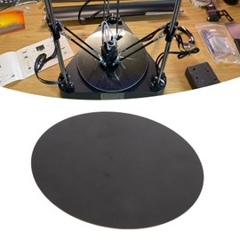 Elprico Magnetic 3D Printer Building Plate, Round HeatedBed Building Surface Hot Bed Sticker, Removable Building Surface Platform for Flsun QQ S Pro Flsun SR 270 x 270 mm
