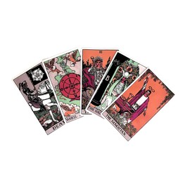 Vieux Monde Express Pastel Tarot Deck & Guide | Classic RWS Tarot Design