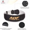 AQF Leather Weight Lifting Belt Body Building Fitness Gym Back