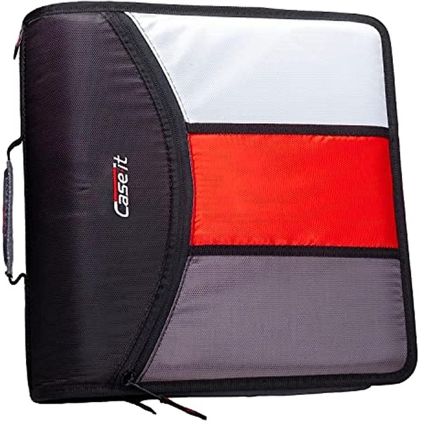 Case-it The Mighty Zip Tab Zipper Binder - 3 Inch