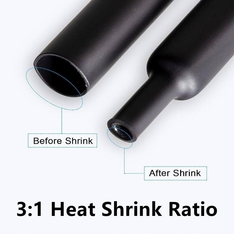 Unifizz Heat Shrink Wrap Tubing for Fishing Rod Grips Handle