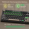 RK ROYAL KLUDGE R98 Pro Wireless Mechanical Keyboard, Creamy Bluetooth/2.4GHz/Wired