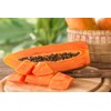Dried Papaya Spears No Sulfur and low sugar Natural taste (2 LB)