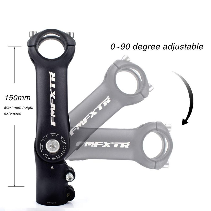 FOMTOR Adjustable Stem 0~90 Degree 110mm MTB Adjustable Bicycle Stem