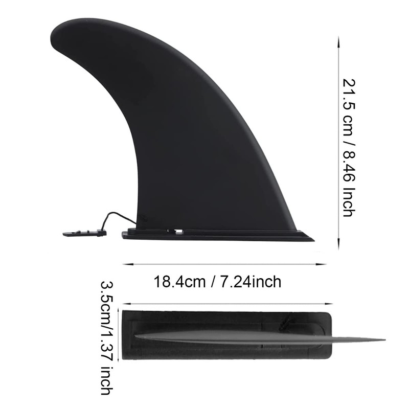 SyiXute 1 x surfboard, removable centre fin, board fin, nylon