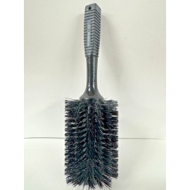AMAZING 747 LARGE 16 ROW Round Brush Boar Bristle Smoothing Barrel Hair Brush 3" For Styling