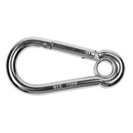 1/4" Spring Snap Hook Carabiner with Eyelet T316 Stainless Steel: 2, 5, 10, 20, 25 pcs (5)