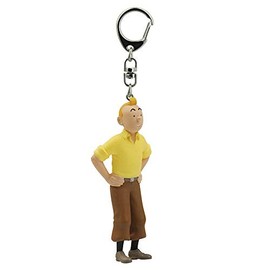 Moulinsart Keyring Chain Collectible Figurine Tintin Standing 6 cm 42466 (2011)