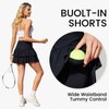 SEMARO Womens Tennis Athletic Golf Skorts Skirts Crossover High Waisted