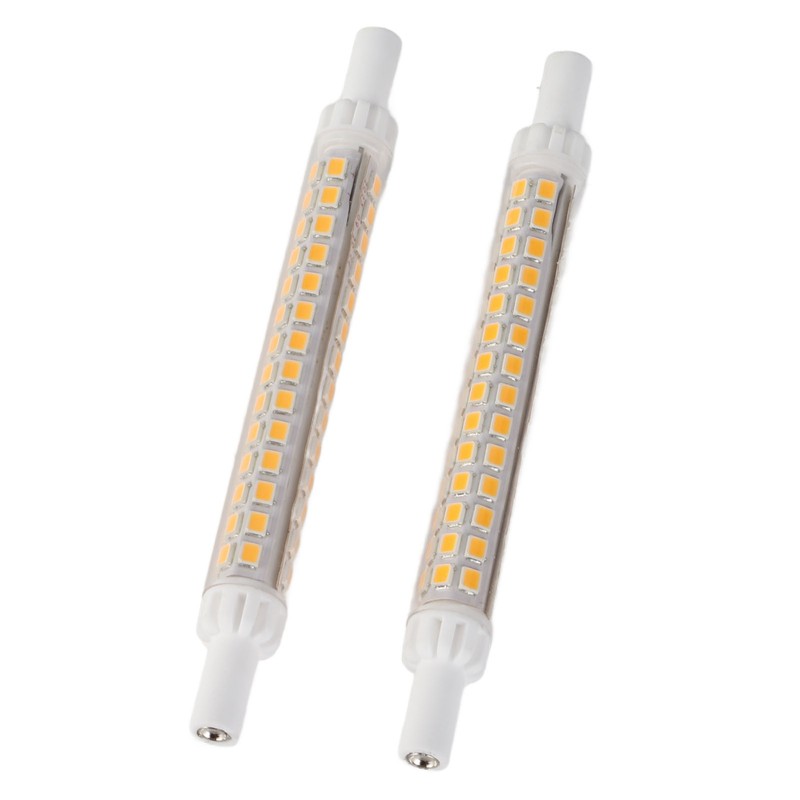 2Pcs R7S 98LED Bulb Double Ended 118mm Dimmable Flood Light