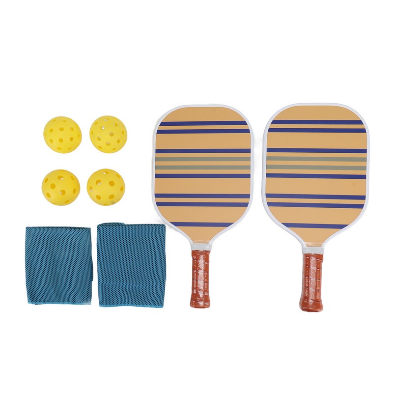 Fiberglass Surface Pickleball Paddles Set Honeycomb Core Pickleball Rackets Set