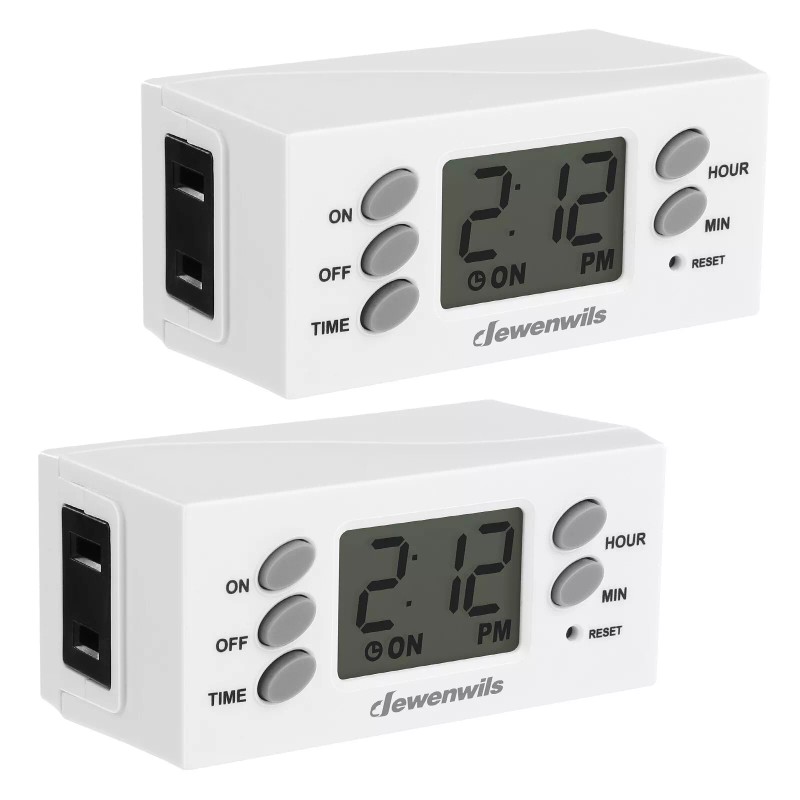 DEWENWILS Light Timer, Digital Programmable Plug in Timer Switch with