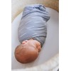 Large Premium Knit Baby Swaddle Receiving Blanket"Dash" by Copper Pearl