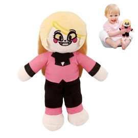 LYNBLY Hazbin Hotel Plush, Hazbin Hotel Cuddly Toy, Cute Alastor Anime Figures, Hazbin Hotel Anime Plush Toy for Children and Adults, Fans, Birthday and Christmas