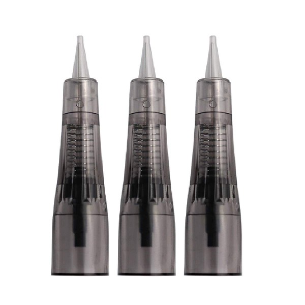20 pcs 1R 0.18mm Nano Permanent Makeup Cartridge Nano Needles Fits for Permanent Makeup Machine Pen(1R-0.18mm)