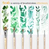 6pcs Kolinsky Travel Watercolour Brushes, Professional Sable Watercolour Paint Brushes