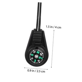 BESPORTBLE 20 Pcs Mini Outdoor Compass with Lanyard Portable Navigation Compasses for Camping Climbing Hiking Outdoor Activities Essential Gear for Adventure