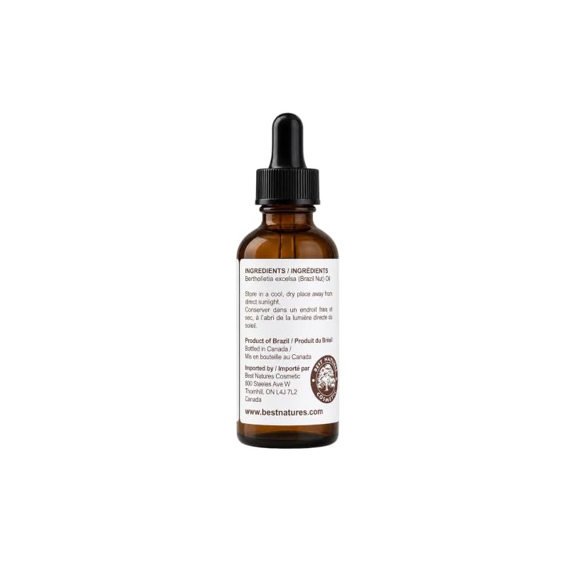 Best Nature's Cosmetics Aceite Virgen Orgánico de Nuez de Brasil