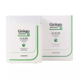 Chamzone 참존 징코 내츄럴 올인원 클렌징 티슈 110매 (본품) Charmon Zingko Natural All-in-One Cleansing Tissue 110 Sheets (Main Product)
